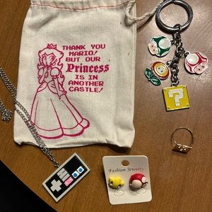 Super Mario Bros. Jewelry Set (Fandom of the Month)
